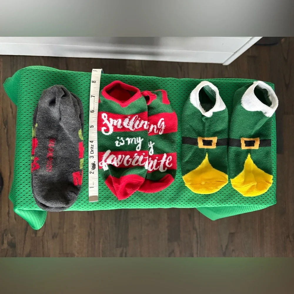 ELF MOVIE SOCKS | 4 Pairs | Christmas Holiday | Variety of Styles | Size 5-11